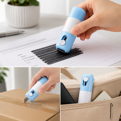 PrivaShield – 2-in-1 Privacy Roller & Package Opener