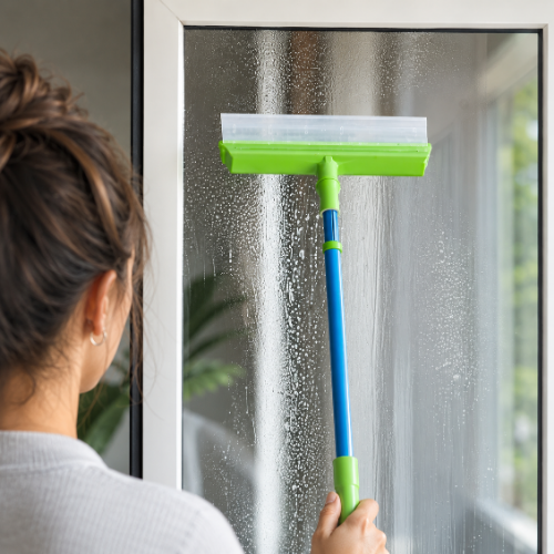 NovaGleam – Silicone Window Squeegee Set