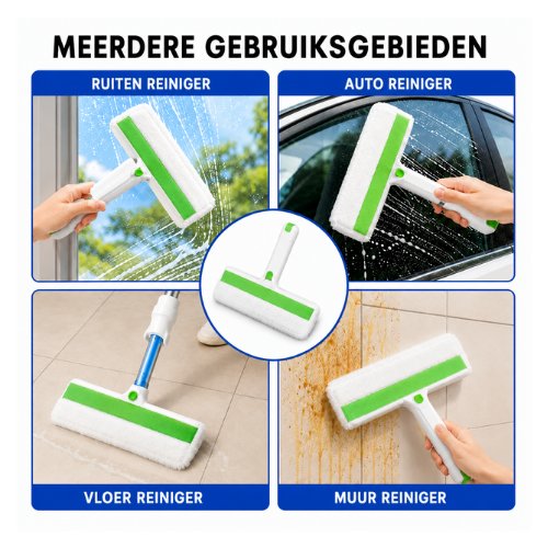 NovaGleam – Silicone Window Squeegee Set