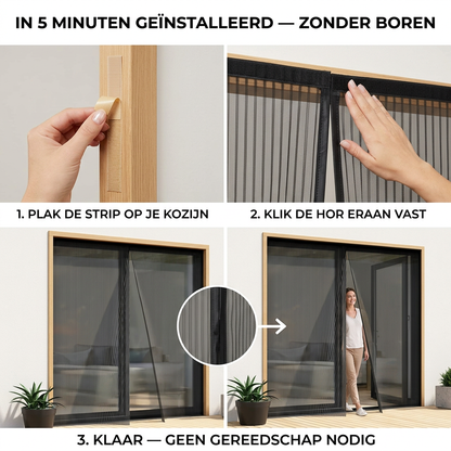 BugShield™ | Muggen buiten, frisse lucht binnen
