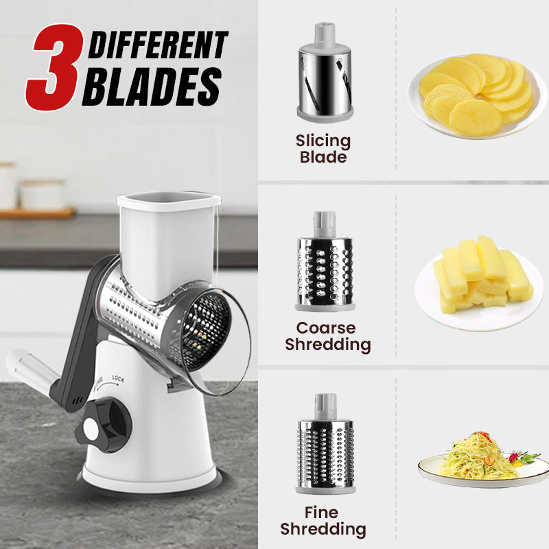 🔥 2026 Keuken Sale – 50% KORTING 🔥 Multifunctionele handmatige roterende rasp & hakmolen 🚀🥕