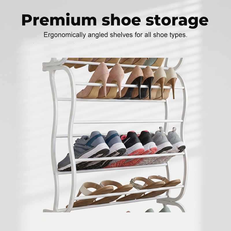 👟 NU 51% KORTING!  Schoenenrek voor over de deur – 24 vakken & installatie zonder gereedschap. Past op standaard deuren en biedt ruimte voor tot wel 24 paar schoenen. Perfect voor de hal of kledingkast. 🚪✨