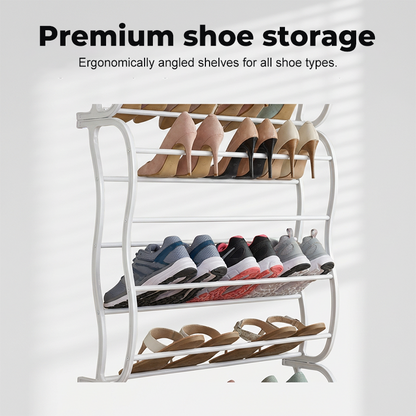 👟 NU 51% KORTING!  Schoenenrek voor over de deur – 24 vakken & installatie zonder gereedschap. Past op standaard deuren en biedt ruimte voor tot wel 24 paar schoenen. Perfect voor de hal of kledingkast. 🚪✨